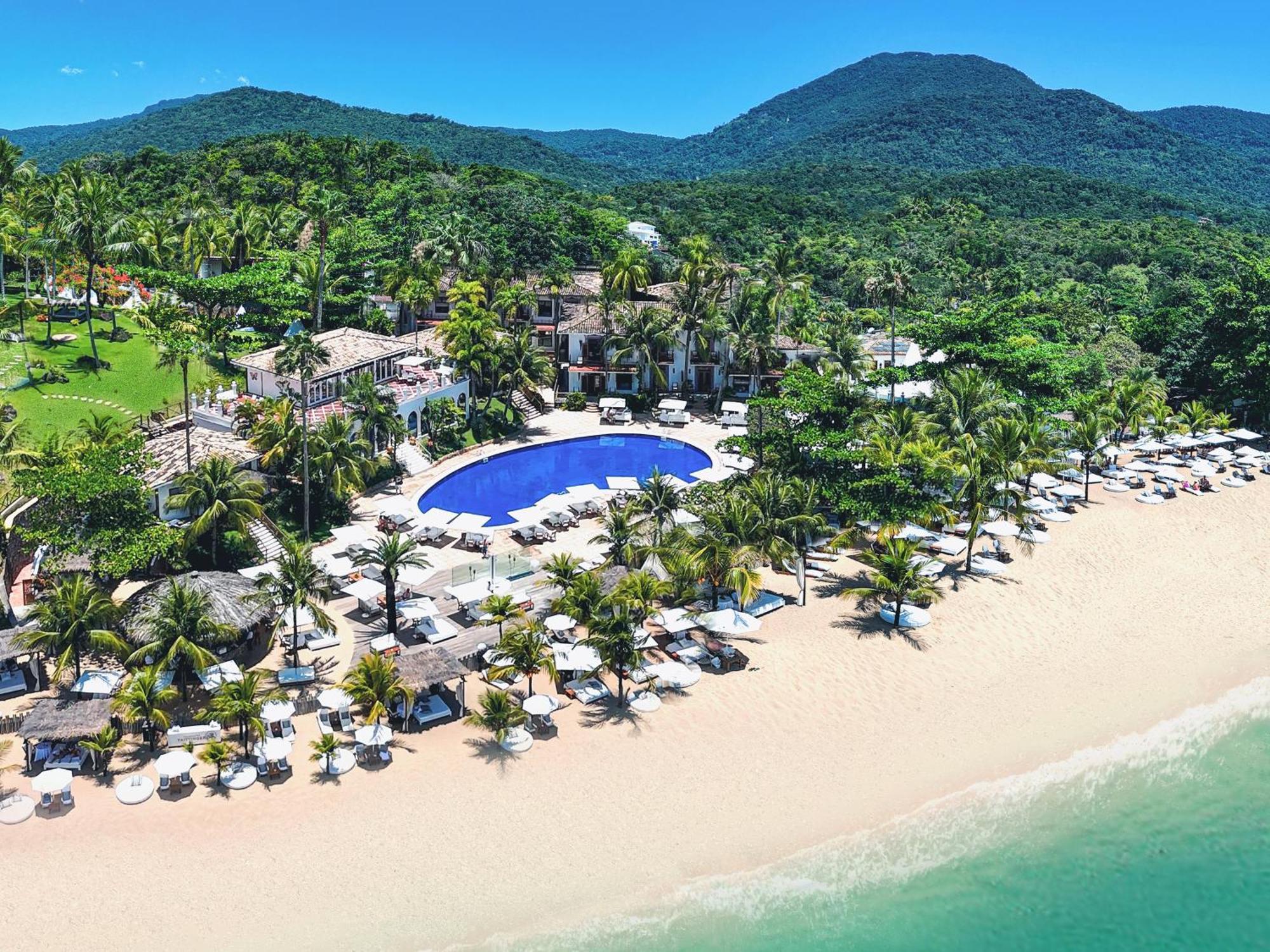 Dpny Beach Hotel & Spa Ильябела Экстерьер фото Aerial view of the resort